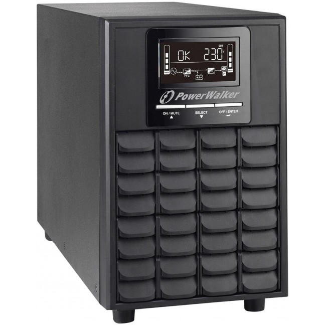 PowerWalker VFI 1500 CG PF1 uninterruptible power supply (UPS) Double-conversion (Online) 1.5 kVA 1500 W 4 AC outlet(s)