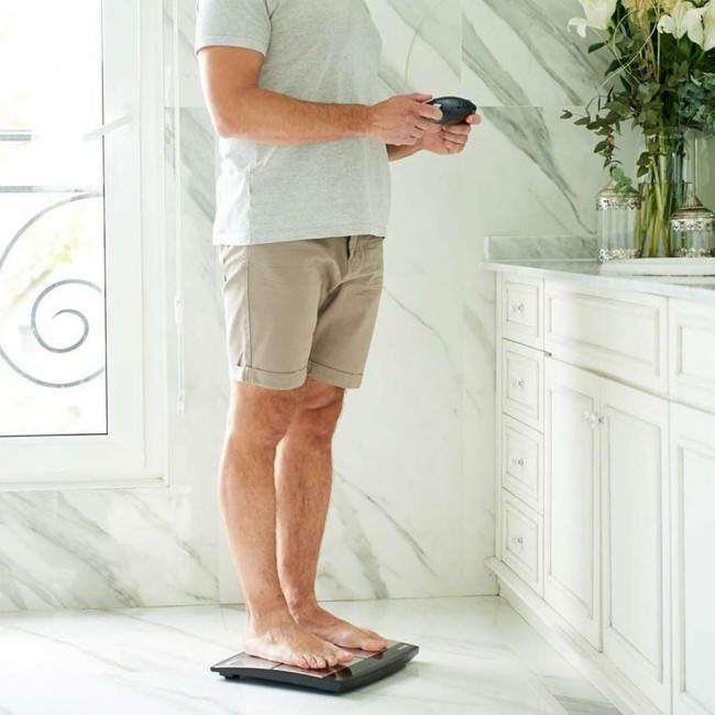 Beurer BF 105 Square Black, Stainless steel Electronic personal scale