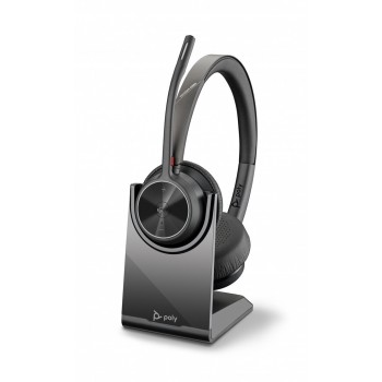 HP Poly Voyager 4320 Microsoft Teams Certified Headset +BT700 dongle +Charging Stand