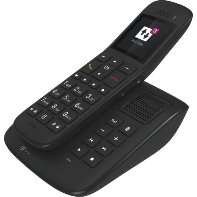 Telekom Sinus A 32 DECT telephone Caller ID Ebony