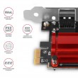 Axagon PCEE-GIX PCIe - Gigabit Ethernet adapter Intel i210AT, PXE, w. SP & LP
