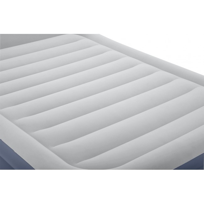 Bestway Tritech SleekFlow Headboard Air Mattress Queen with Built-in AC Pump and Antimicrobial Coating 2.26 m x 1.52 m x 84 cm