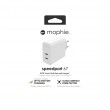 mophie Accessories-Wall Adapter-USB-C-PD-DUAL-67W-GAN-White-EU (2xUSBC)
