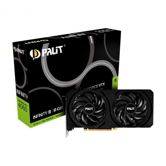 Palit GeForce RTX 4060 Infinity 2 NVIDIA 8 GB GDDR6 Palit GeForce RTX 4060 Infinity 2 NVIDIA 8 GB GDDR6