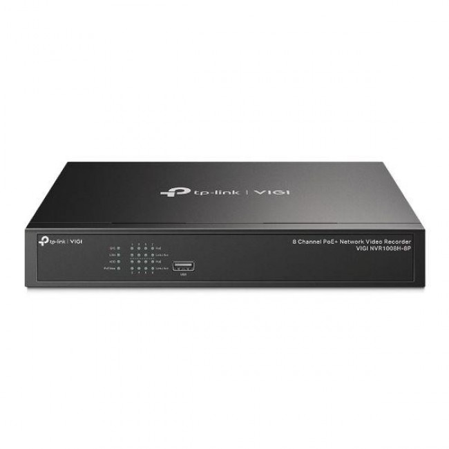 TP-LINK VIGI NVR1008H-8P 8-Channel PoE+ Network Video Recorder TP-LINK VIGI NVR1008H-8P 8-Channel PoE+ Network Video Recorder