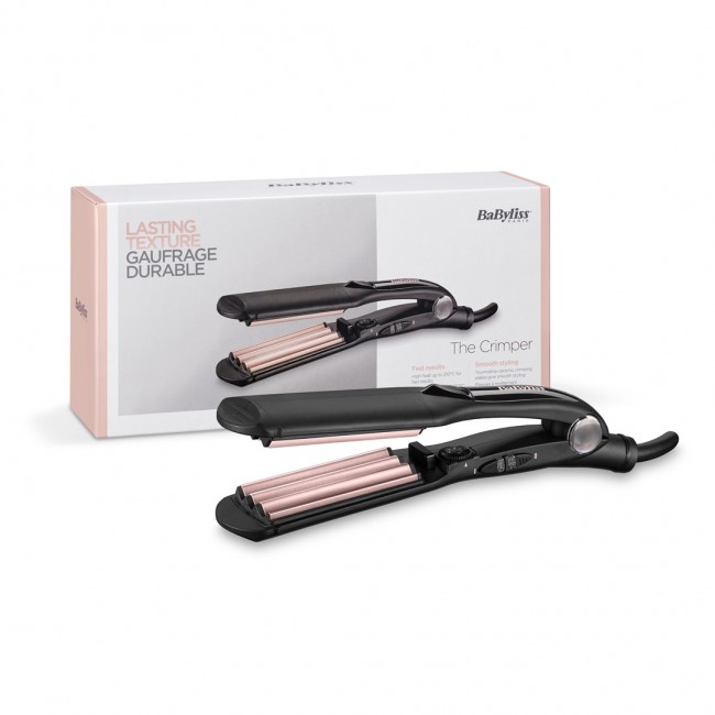 BaByliss The Crimper Texturizing iron Warm Black, Pink 70.9 BaByliss The Crimper Texturizing iron Warm Black, Pink 70.9
