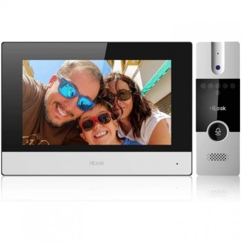 Video intercom HILOOK HD-VIS-04 7 screen LCD TFT 1024x600px WiFi Black, Silver