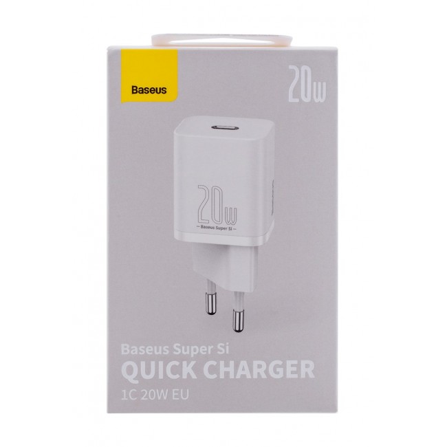 Baseus Super Si Smartphone White AC Fast charging Indoor Baseus Super Si Smartphone White AC Fast charging Indoor