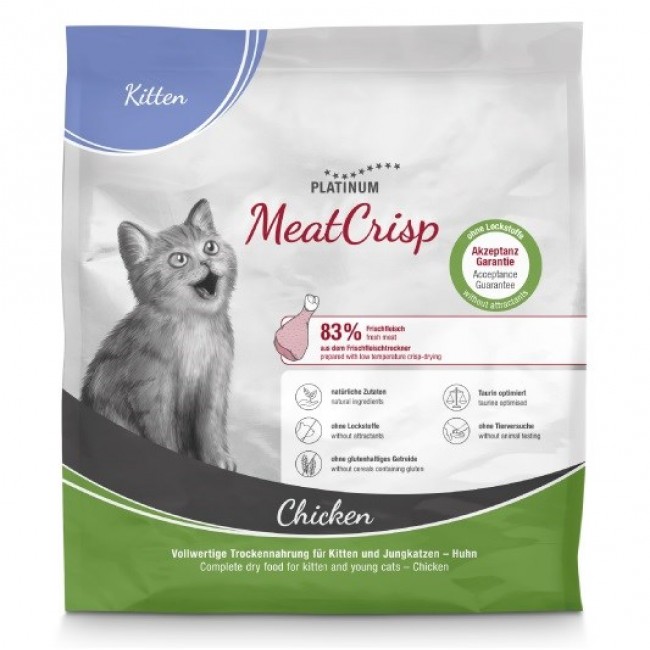 PLATINUM MeatCrisp Kitten Chicken - dry cat food - 400g PLATINUM MeatCrisp Kitten Chicken - dry cat food - 400g