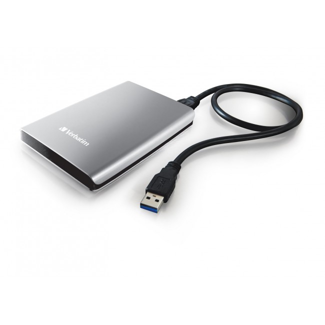 Verbatim Store 'n' Go USB 3.0 Portable Hard Drive 1TB Silver Verbatim Store 'n' Go USB 3.0 Portable Hard Drive 1TB Silver