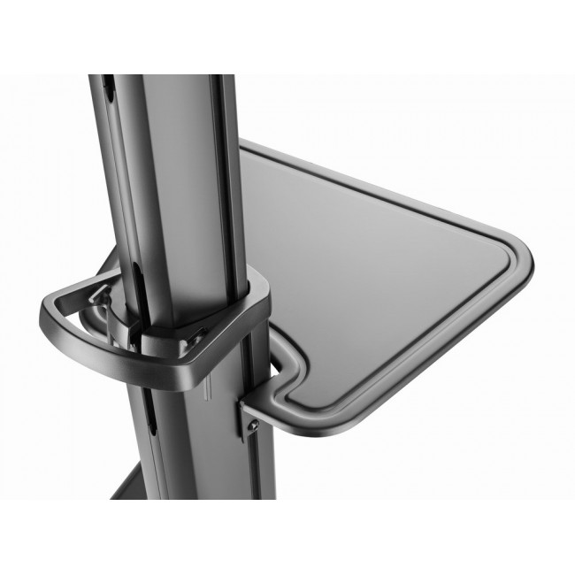 Gembird TVS-70T-02 Aluminum TV floor stand with caster wheels, 37