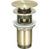 Washbasin or bidet stopper with sleeve - universal