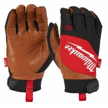Milwaukee leather gloves M/8 hybrid