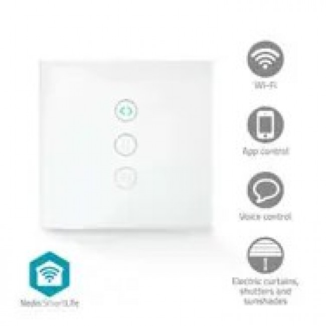 Nedis WIFIWC10WT smart home transmitter Wired & Wireless Wall-mounted WWAN