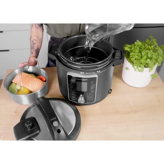 Concept Cookery CK8000 Multicooker with Air Fryer function 1500 W Black
