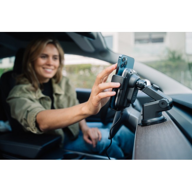 Verbatim FWC-03 Pro Qi Fast Wireless Autoladeger t retail Black