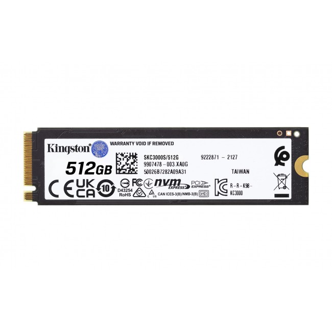 Kingston Technology 512G KC3000 M.2 2280 NVMe SSD Kingston Technology 512G KC3000 M.2 2280 NVMe SSD