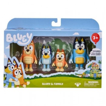 Bluey Figurines Family 4 pcs.