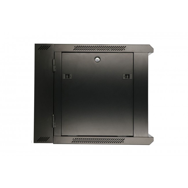 Extralink Rackmount cabinet 9U 600x600 AZH Black wall mounted, swing type