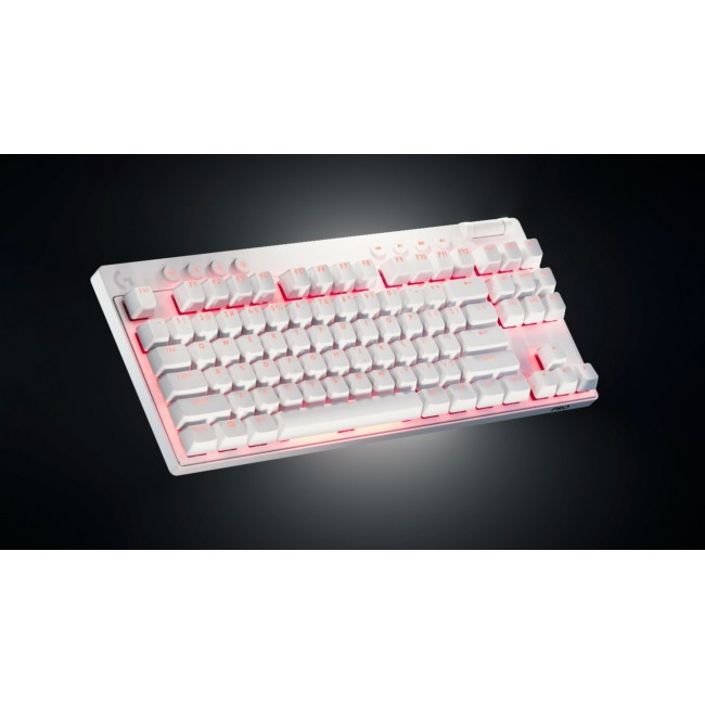 Logitech G PRO X TKL keyboard Gaming RF Wireless + Bluetooth QWERTY US International White