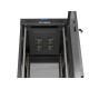 Lanberg FF01-6824-23BL rack cabinet 24U Freestanding rack Black