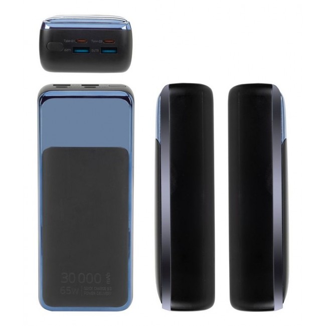 Rivacase VA1080 power bank Lithium Polymer (LiPo) 30000 mAh Black, Blue