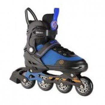 NH18188A 2in1 BLACK AND ORANGE SIZE M. S(29-33) INLINE SKATES WITH DIM. TUL. ICE HOCKEY NILS EXTREME