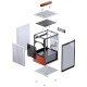 Jonsbo T6 PC Case, Mini-Tower, Mini-ITX, Glass, Wo