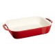 Staub Rectangular Ceramic Platter - 4.5 ltr, Red