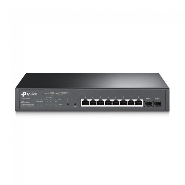 TP-Link Omada 10-Port Gigabit Smart Switch with 8-Port PoE+ TP-Link Omada 10-Port Gigabit Smart Switch with 8-Port PoE+