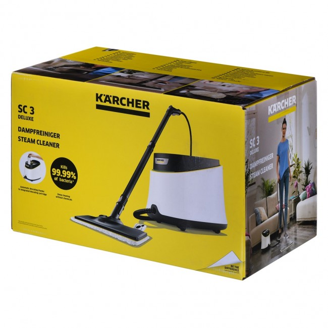 K rcher SC 3 Deluxe 1 L 1900 W Black, White K rcher SC 3 Deluxe 1 L 1900 W Black, White
