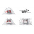 High Peak Meran 5.0 5 person(s) Green, Light grey Tunnel tent