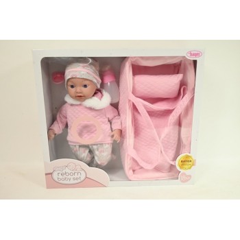 BAYER Lalka Reborn 38cm+noside ko 93827AH 20029