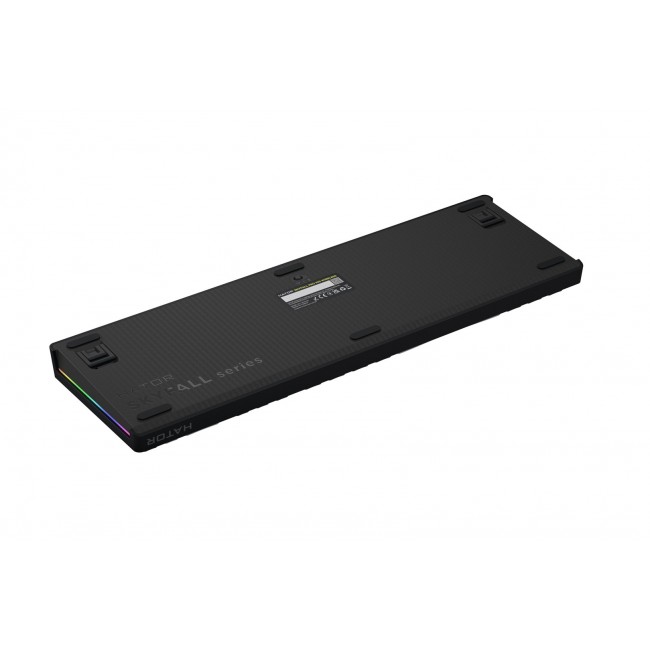 HATOR Skyfall Pro Wireless 100 keyboard Gaming USB + RF Wireless + Bluetooth QWERTY US English Black, Grey HATOR Skyfall Pro Wireless 100 keyboard Gaming USB + RF Wireless + Bluetooth QWERTY US English Black, Grey