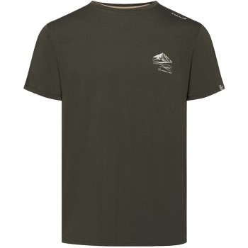 T-shirt męski VIKING Lenta Bamboo Light Man ciemno zielony XXL