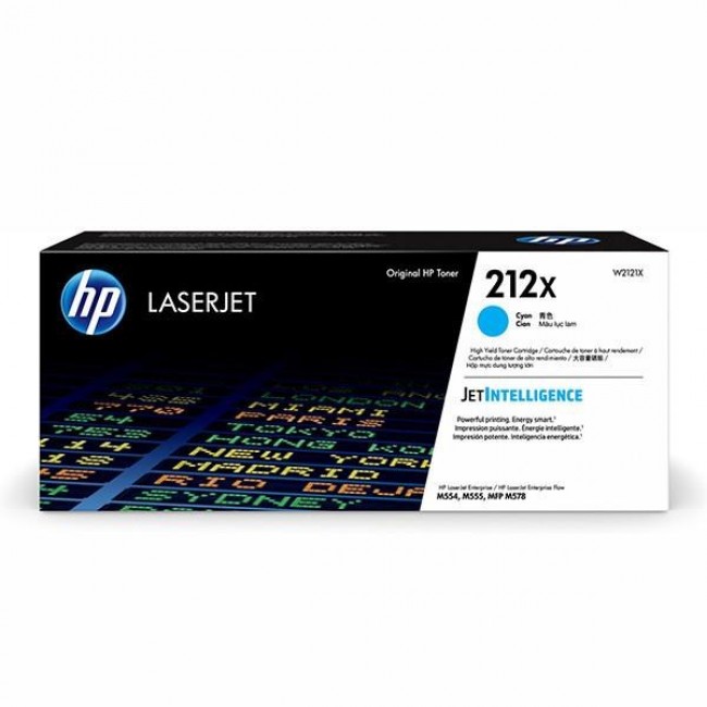 HP 212X High Yield Cyan Original LaserJet Toner Cartridge HP 212X High Yield Cyan Original LaserJet Toner Cartridge