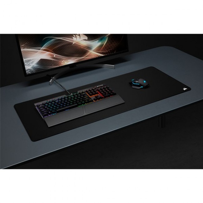 Corsair | MM350 PRO Premium Spill-Proof Cloth | Gaming mouse pad | 930 x 400 x 4 mm | Black | Cloth | Extended XL Corsair | MM350 PRO Premium Spill-Proof Cloth | Gaming mouse pad | 930 x 400 x 4 mm | Black | Cloth | Extended XL