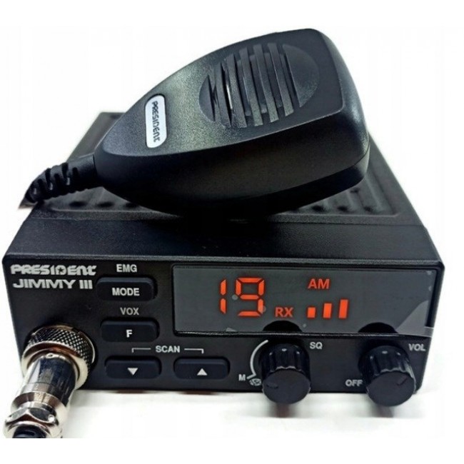 President Jimmy III AM/FM CB radio Black President Jimmy III AM/FM CB radio Black