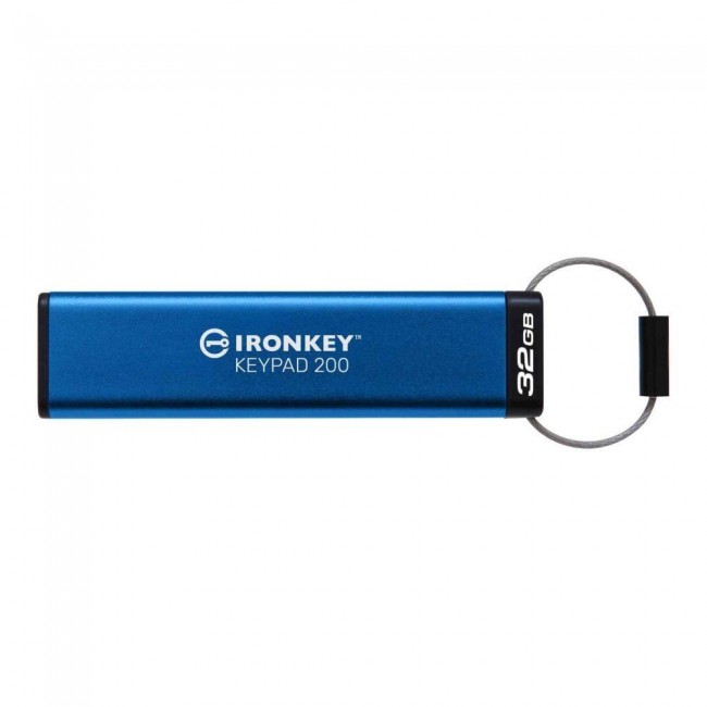 Kingston Technology IronKey 32GB Keypad 200, FIPS 140-3 Lvl 3 AES-256 Hardware Encrypted Kingston Technology IronKey 32GB Keypad 200, FIPS 140-3 Lvl 3 AES-256 Hardware Encrypted