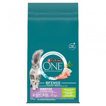 PURINA One Sensitive Turkey - dry cat food - 9,75kg
