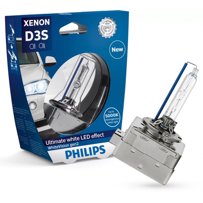 Philips Xenon D3S White Vision Bulb