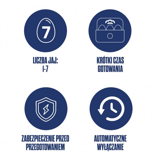 Westinghouse WKEB201EU egg cooker 7 egg(s) 150 W White