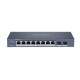 SWITCH POE HIKVISION DS-3E1510P-SI LinkVu