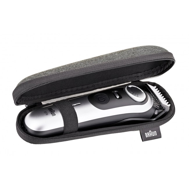 Braun BeardTrimmer 9 80789785 beard trimmer AC/Battery 20 2 cm Wet & Dry Grey