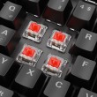 Sharkoon SKILLER SGK20 Red keyboard Gaming USB QWERTZ German Black