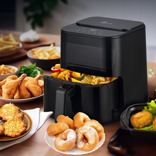 Extralink HOME AIR 5.2L EU SJ-520 fryer Single 1600 W Hot air fryer Black