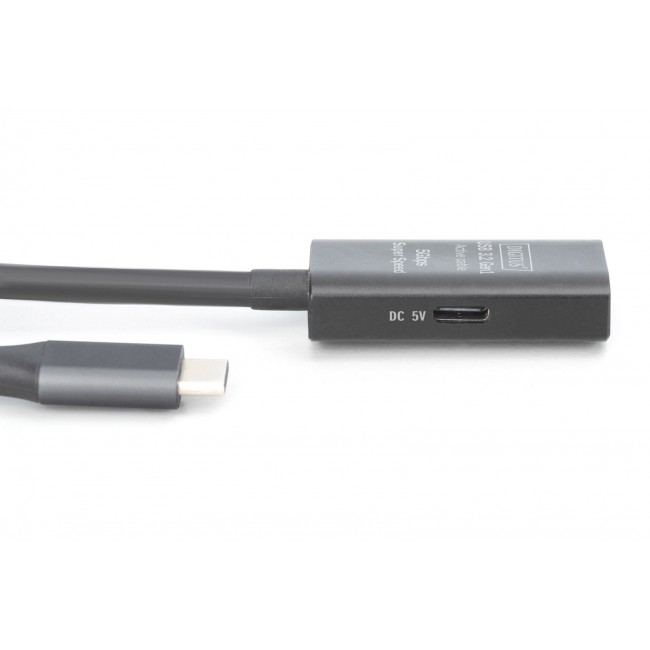 Digitus Active USB 3.2 Gen1 5G extension cable, USB-C - USB-C, 10m