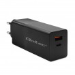 Qoltec GaN POWER PRO Charger | 1xUSB-C | 1xUSB | 100W | 5-20V | 1.5-5A | XP | Black