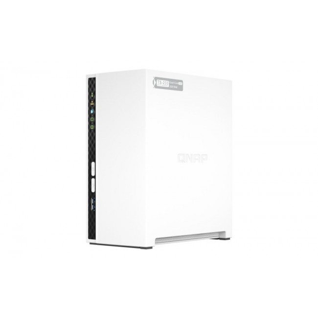 QNAP TS-233 NAS/storage server Mini Tower Ethernet LAN White Cortex-A55 QNAP TS-233 NAS/storage server Mini Tower Ethernet LAN White Cortex-A55