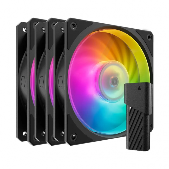 Set of 3 COOLER MASTER FANS Mobius 120P ARGB fans Set of 3 COOLER MASTER FANS Mobius 120P ARGB fans